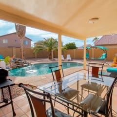 Heated Pool King Bed Firepit Work Station