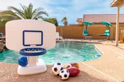 Heated Pool King Bed Firepit Work Station - Image 4