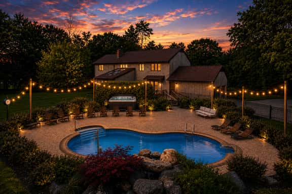 6BR w/ Heated Pool, Fire Pit & Gazebo | Sleeps 22 - Image 1