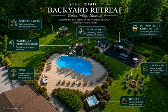 6BR w/ Heated Pool, Fire Pit & Gazebo | Sleeps 22 - Image 2