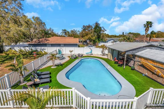 Huge 8BR Stay | Heated Pool, Game Room, Near Beach